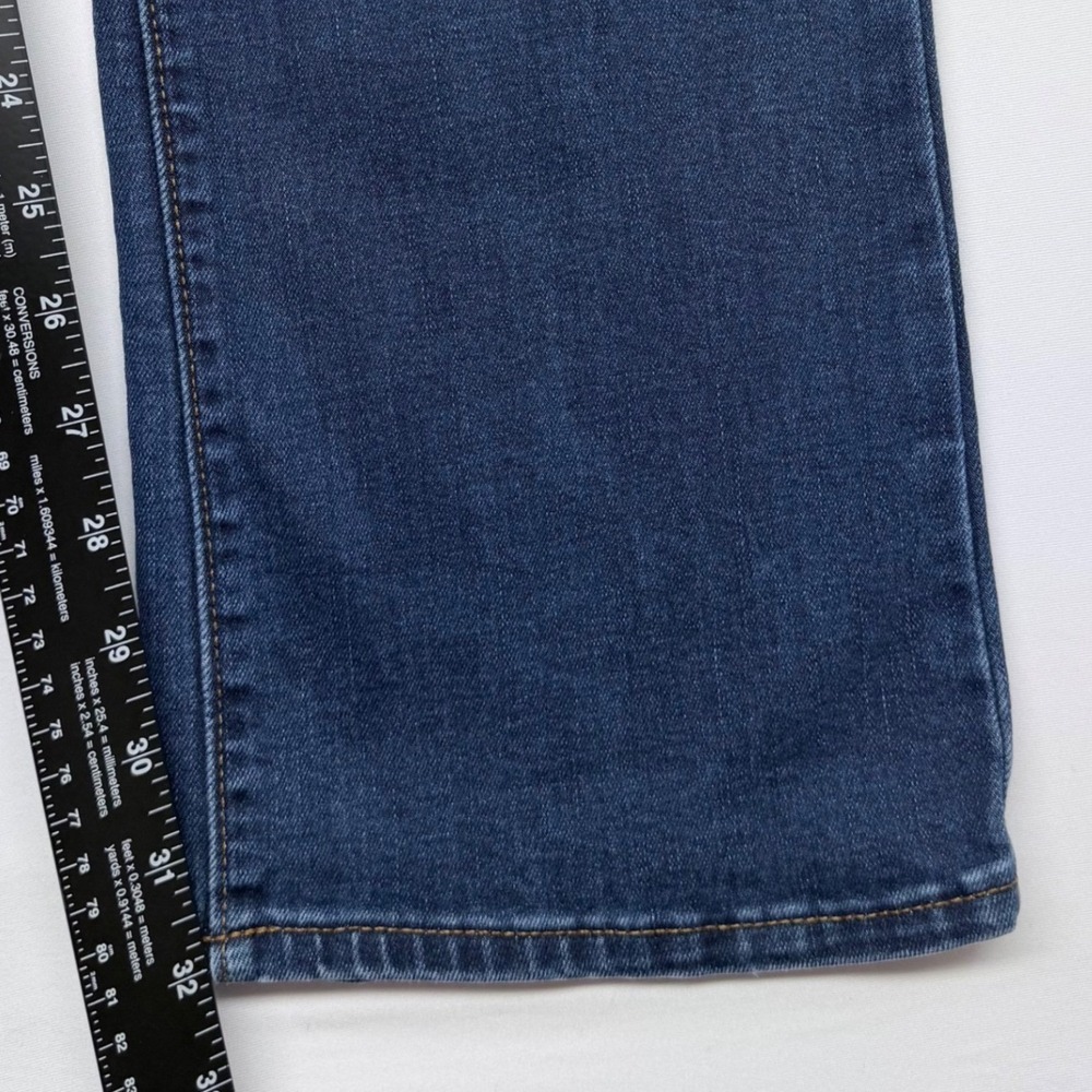 Old Navy Mid-Rise Kicker Boot-Cut Jeans Womens 16 Long Dark Wash Blue Denim - Picture 9 of 9